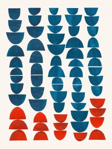 Formas curvas coloridas de Ejaaz Haniff