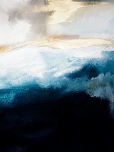 Ondas Azuis Profundas e Douradas de Ejaaz Haniff