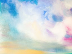 Abstrato em tons pastel de sonho de Ejaaz Haniff