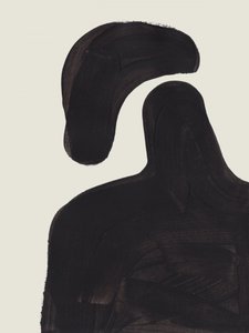 Figura Negra Flutuante de Ejaaz Haniff