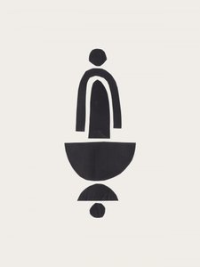 Composição minimalista em preto de Ejaaz Haniff