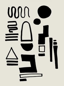 Formas abstratas modernas de Ejaaz Haniff