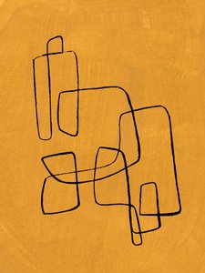 Linhas de ocre orgânico de Ejaaz Haniff