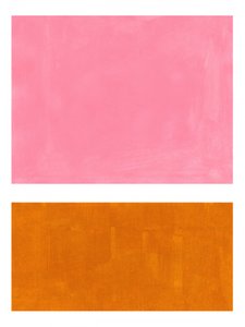 Blocos abstratos rosa e laranja