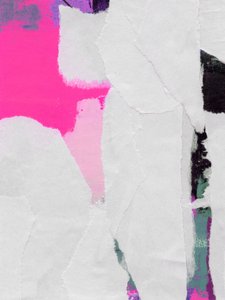 Abstrato Rasgado em Rosa de Ejaaz Haniff