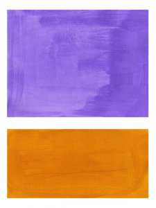 Textura abstrata em tons de roxo e laranja de Ejaaz Haniff