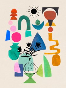 Formas abstratas vibrantes de Ejaaz Haniff