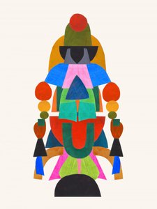Geometria abstrata vibrante de Ejaaz Haniff