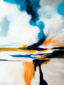 Horizonte abstrato e vibrante de Ejaaz Haniff