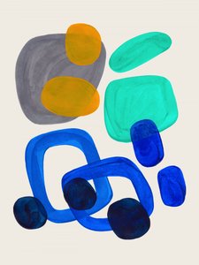 Formas abstratas vibrantes de Ejaaz Haniff