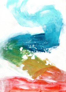 Pinceladas abstratas vibrantes
