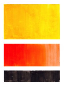 Blocos de cores vibrantes