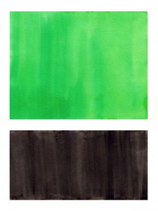 Verde Vibrante e Preto Abstrato