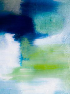 Abstrato do Oceano Vibrante de Ejaaz Haniff