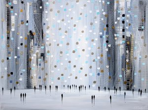 Vida urbana abstrata de Ekaterina Ermilkina