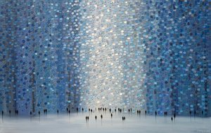 Caminho pela Floresta Azul de Ekaterina Ermilkina
