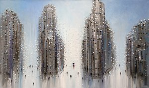 Passeio pela cidade chuvosa de Ekaterina Ermilkina