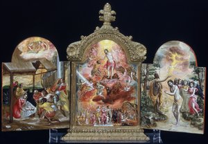 Altar portátil (tempera sobre madeira) de El Greco