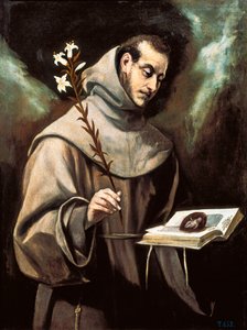 Retrato de Santo Antônio de Pádua de El Greco