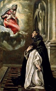 Visão de São Jacinto (óleo sobre tela) de El Greco
