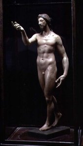 Cristo ressuscitado (gesso pintado) de El Greco