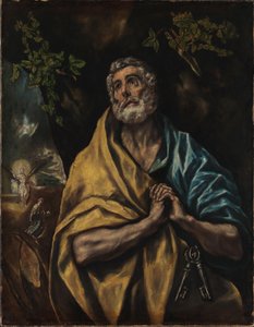 Norueguês Bokmål:  Den angrende Peter As Lágrimas de São Pedro de El Greco