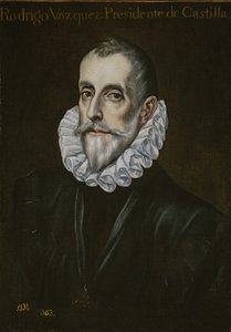Retrato de Rodrigo Vázquez de Arce, primeiro terço do século XVII. de El Greco