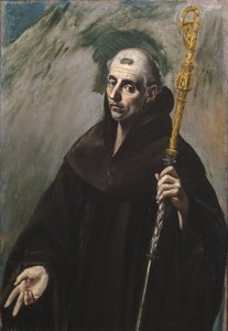 São Bento de Núrsia, 1577-1579 de El Greco
