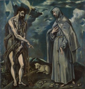 São João Batista e São Francisco de Assis de El Greco