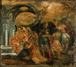 A Adoração dos Magos, 1565-1567 de El Greco