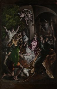 A Adoração dos Pastores, ca. 1605-10. de El Greco