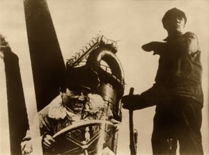 Trabalhadores e chaminés de Eliezer Markowich Lissitzky