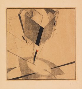 Proun 5A, 1919. de Eliezer Markowich Lissitzky
