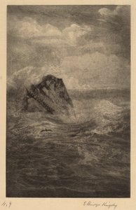 Uma pedra no mar