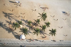 Brazil, Rio de Janeiro, Ipanema Beach, aerial view(photo)
