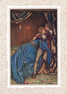 Lancelot e Guinevere Juntos, ilustração de 