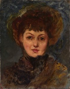Retrato da Sra. John Gellatly de Eleanor Greatorex