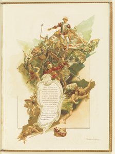 Programa para o balé La Perle de Marius Petipa e Riccardo Drigo, 1896.