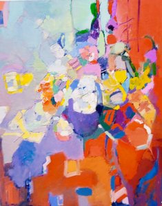 Cores abstratas vibrantes