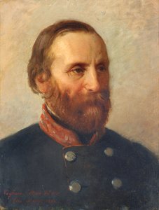 Retrato do verdadeiro general Giuseppe Garibaldi