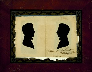 Silhuetas reveladas de um homem de Elhana W. Gilbert