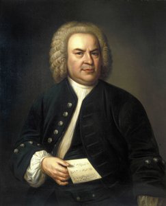 retrato de Jean Sebastien Bach (Johann Sebastian Bach de Elias Gottleib (after) Haussmann