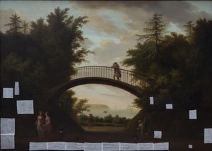 Uma ponte sobre Skodsborgvej. Ao fundo o som de Elias Meyer