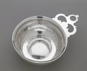 Porringer, c. 1747-1810 (prata) de Elias Pelletreau