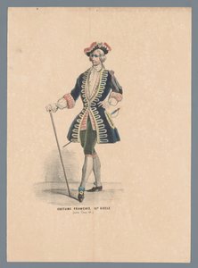 Fato francês, século XVIII (sob Louis XV.) (título sobre o objecto) de Elias Spanier (attributed to)