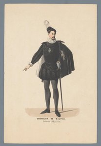 Chevalier De Malthe, Costume Allemand (título sobre o objecto)