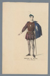 Cavaleiro de Malthe, traje alemão