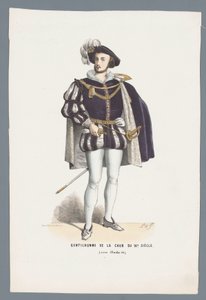 16th Century Court Gentleman (sob Charles IX) (título sobre o objecto)