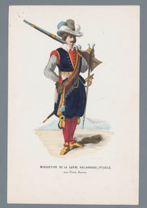 Musquetier da Guarda Holandesa (Século XVII). sob o Príncipe Maurice