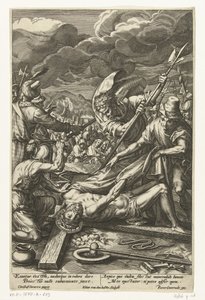 Cristo despojado de suas roupas Paixão de Cristo (título da série) de Elias van den Bossche